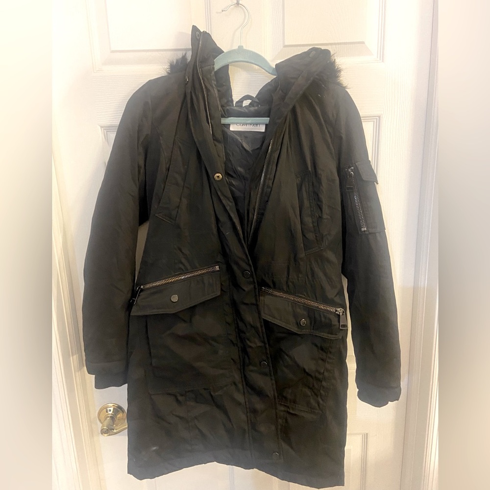 Calvin Klein down-filled winter jacket size small